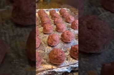 Home made White Wine Garlic Butter Bucatini #pasta  with spicy Italian Sausage, homemade Meatballs