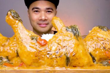 TUSCAN CHICKEN MUKBANG | ITALIAN FOOD | MUKBANG ASMR | PARMESAN CHEESE DRIED TOMATO | ALFIE EATS