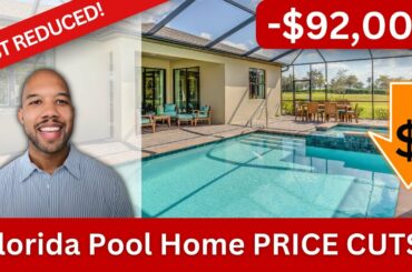 Inside 3 Florida Pool Homes As Price reductions Continue To SKYROCKET!