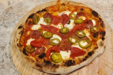 Salami Cacciatore with Roasted Red Pepper and Pickled Jalapeno