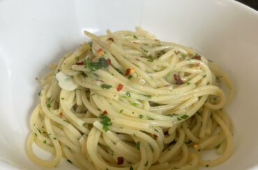 First attempt at Aligio e Olio!