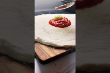 Homemade #Pizza Garlic Zucchini #Mediterranean Olive Mix Mozzarella Super Delicious #Recipe Tasty