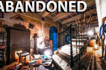 Abandoned Fairy Tale Millionaires Mansion With Cars & Everything Left Inside