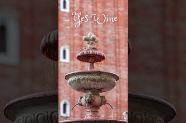 Wine Fountain in Italy