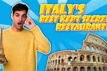 BEST KEPT SECRET RESTAURANTS - Italy's AMAZING Fine Dining
