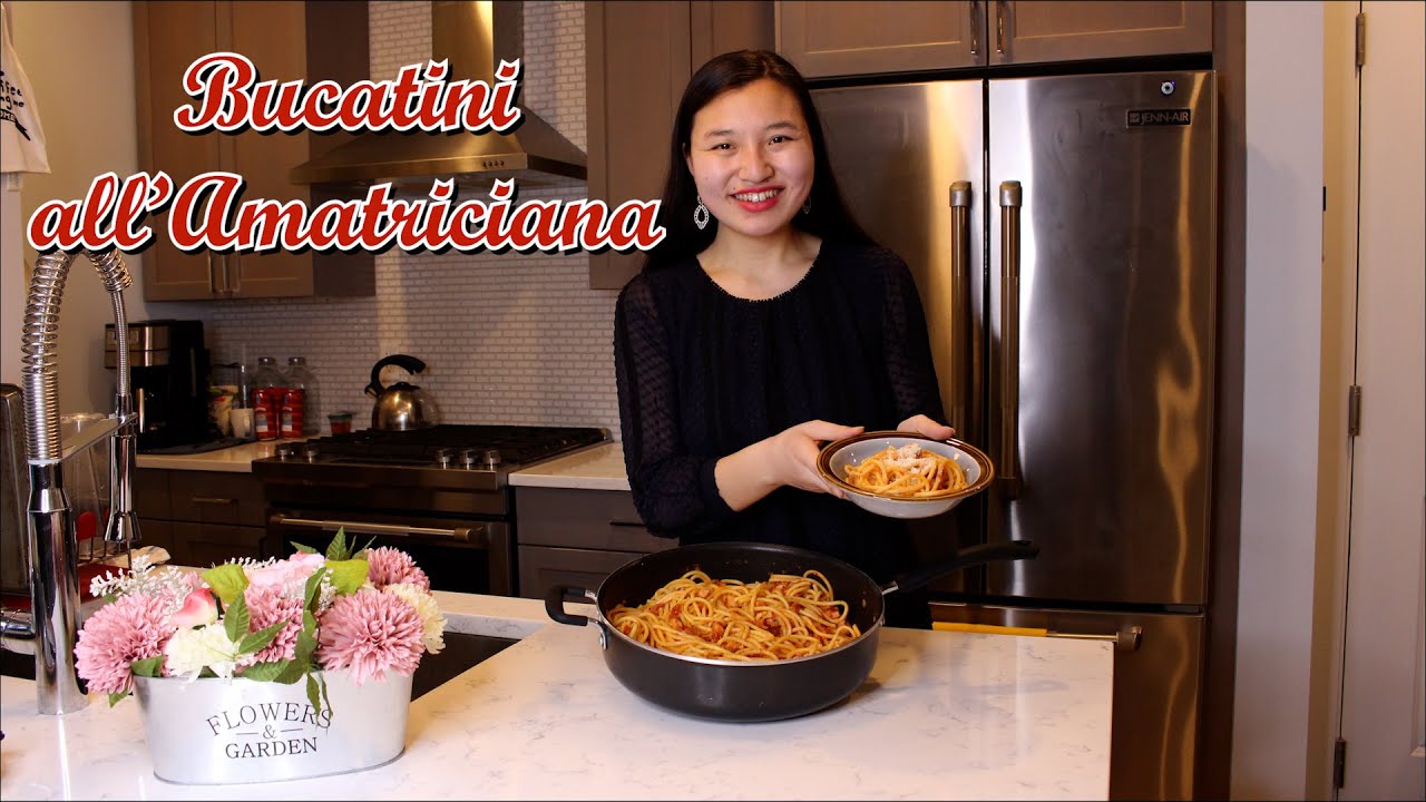 Bucatini all’Amatriciana | Traditional Italian Recipe Bucatini all’Amatriciana | Traditional Italian Recipe
