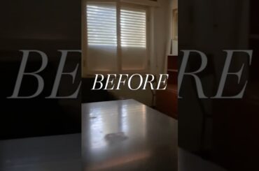 Before and After of our downstairs living/dining room in Tuscany, Italy #tuscany #italy