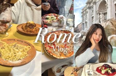 The city that made me cry || Rome VLOG (aka italian mukbang in disguise)