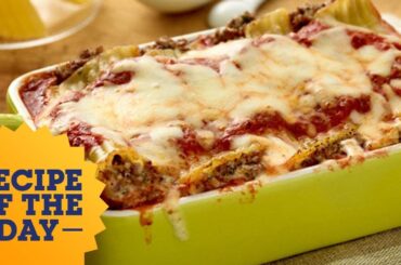 Recipe of the Day: Giada's Beef and Cheese Manicotti | Everyday Italian | Food Network