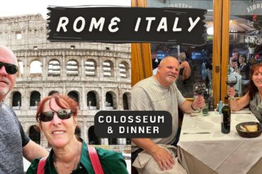 Exploring the Roman Colosseum and Authentic Italian Dining at Trattoria Il Gallo Nero