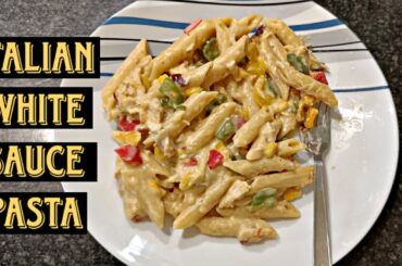 How To Make Italian White Sauce Pasta || White Sauce Pasta Recipe || Pasta al sugo bianco italiano