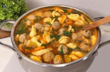 A friend from Italy taught me how to cook so delicious soup! Easy and Delicious!