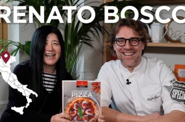 Italian pizza king Renato Bosco at his pizzeria, inspiring pizza's - delicious recipes ideas