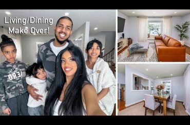 Neutral Formal Living & Dining Room Transformation | HOME DECOR | @Ariba_Pervaiz