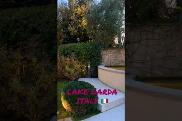 HIDDEN GEM OF LAKE GARDA ITALY, LUXURY RESTAURANT, VIRTUAL WALKING TOUR #shorts #satisfying