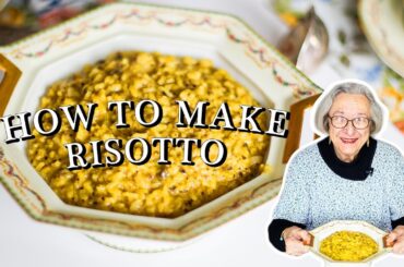 Creamy Risotto con Funghi | Kitchen on the Cliff with Giovanna Bellia LaMarca