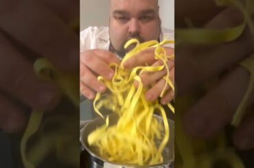 TAGLIATELLE WITH KALE #shorts #asmr