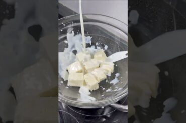 SPAGHETTI WITH PEA CREAM #shorts #asmr