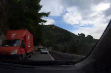 Driving Along the Amalfi Coast Italy! Italy Road Trip Part 1!