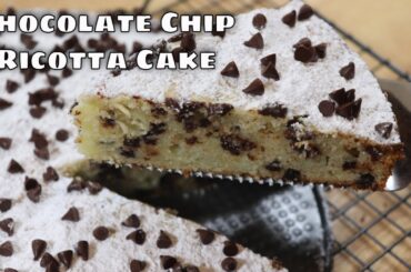 Chocolate Chip Ricotta Cake | Italian Easter Dessert | MOLCS Easy Recipes