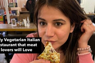 Vegetarian Italian Restaurant | #shorts |Little Italy | Dubai Restaurant | The Vegetarian Couple