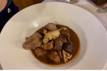 Eating animal brain in a 500 year old restaurant- Turin, Italy