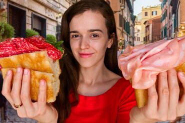 LIVING on STREET FOOD in ITALY for 24 HOURS!