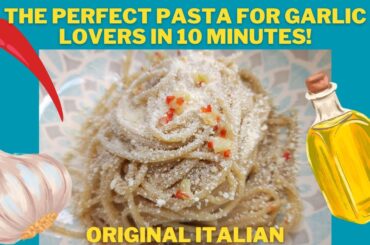 How to Make Aglio e Olio Pasta - Classic Italian Recipe in 10 Minutes