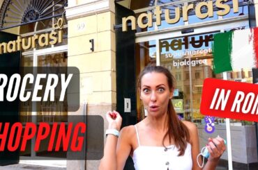 HOW TO EAT & SNACK HEALTHY in Rome, Italy - Grocery Shopping in Rome - HEALTHY SNACKS