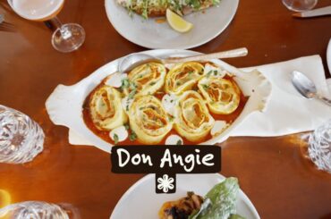 $400 Meal at The Most Popular Michelin Star Italian Restaurant in NYC - Don Angie