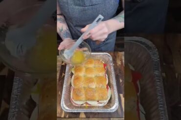 How to Make Hot Italian Sliders #shorts #sliders #howto #cooking