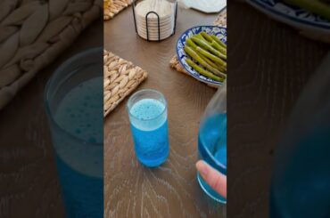 Cool Blue Champagne!? Yes Please! #shorts