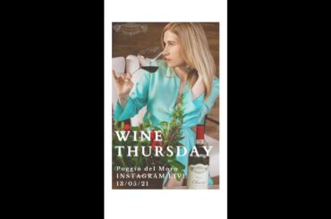 Wine Thursday by @Katyawinorusso - Instagram broadcast. Poggio del Moro winery as a Guest from Italy
