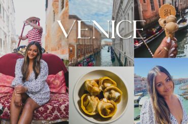 Venice Italy Vlog: BEST FOOD We Ate In Italy, Romantic Gondola Ride & What Transportation To Take