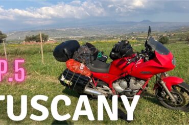 My Way to Tuscany / Motorcycle Trip to Italy EP.5 (Yamaha XJ 600)