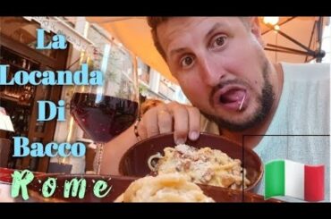 Highest Rated Restaurant In rome La Locanda Di Bacco || Rome, Italy || @MichelePonte recommended