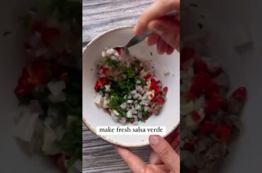 Scallops with Herb Sauce! Recipe HERE: https://weekdaypescatarian.com/easy-broiled-scallops-recipe/