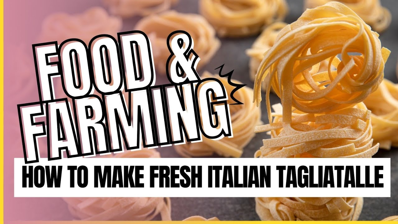 How To Make Fresh Italian Tagliatelle (in Tuscany!) How To Make Fresh Italian Tagliatelle (in Tuscany!)