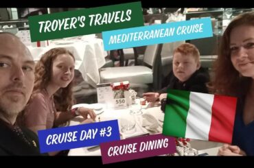Cruise Ship Dining on the MSC Bellissima Day #3 Mediterranean Cruise
