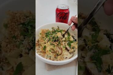 Best creamy mushroom tagliatelle pasta  #pasta #italy #tagliatelle