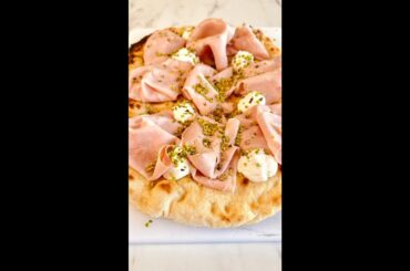 SCHIACCIATA WITH MORTADELLA AND PISTACHIO #shorts #asmr