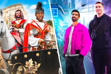 SIDEMEN $100,000 ANCIENT VS FUTURISTIC HOLIDAY