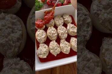 Recipe: Italian-Style Stuffed Onion Shells #food #shorts #recipe #subscribe