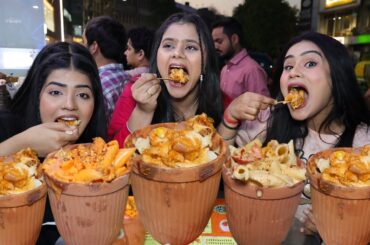 Kulhad Pizza and Kulhad Pasta Eating Challenge | Street Food Kulhad Pizza | Food Challenge