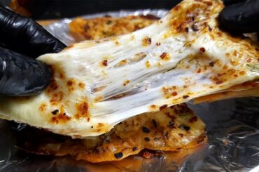 Italian Spin | ASMR Cooking | Italian Cheesy potato Recipe | Crispy Hut