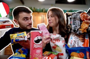 Trying Popular Snacks IN ITALY!!
