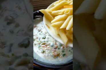 White cheese pasta. |Delicious recipes| #pasta #cheese #whitepasta #breakfast