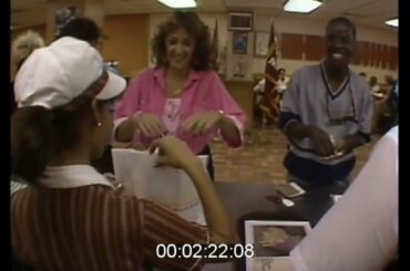Inside a McDonald's restaurant in 1984
