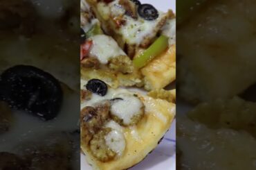 Pizza baking technique in stove #shorts #shot #youtubeshorts #shortvideo #food #pizzadough #cooking