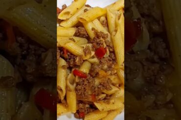 keema macroni| pasta mince|pasta with beaf mince| macroni pasta| kfbfoodnest #shortvideo